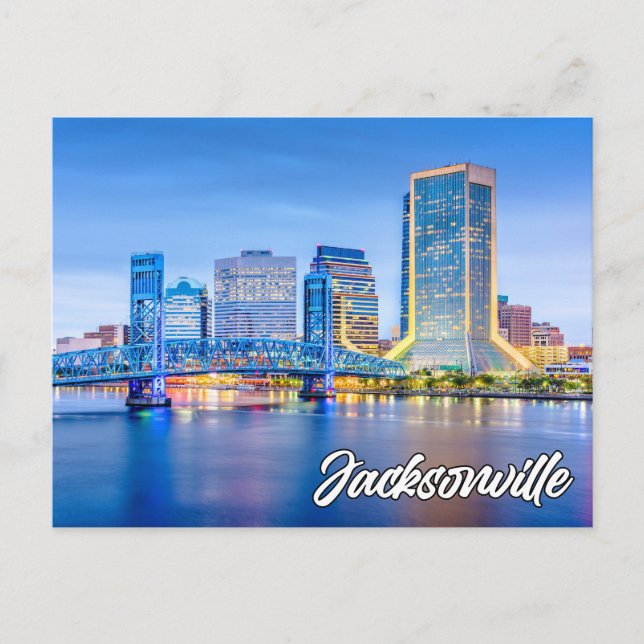 Carte Postale Jacksonville, Floride, États-Unis (Devant)