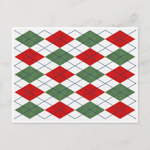 Carte Postale Jacquard de Noël