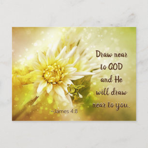 Carte Postale Jacques 4:8 Il s'approchera de Dieu, Il s'approche