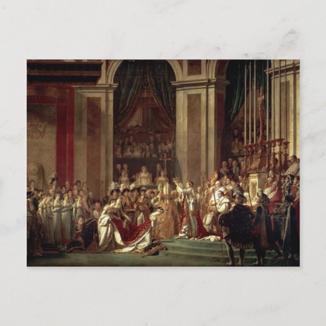 Carte Postale Jacques David-Consecration & Coronation (Devant)
