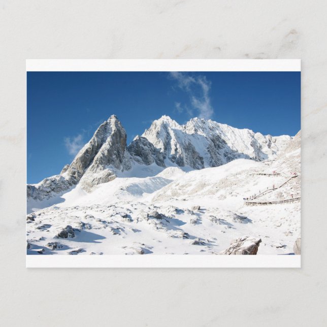 Carte postale Jade Dragon Snowy Mountain (Devant)