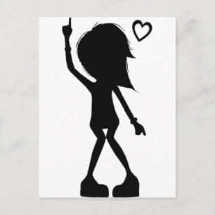 Carte Postale J'adore danser !