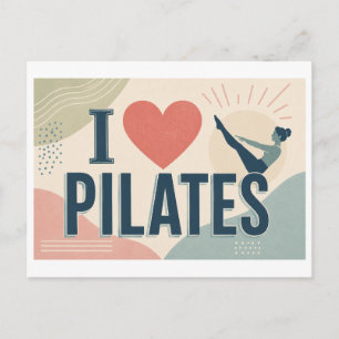 Carte Postale "J'adore Pilates"