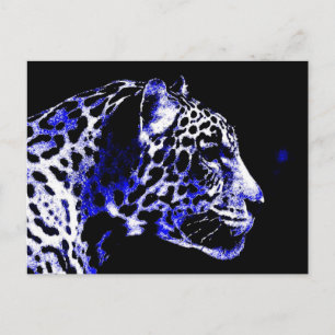 Carte Postale Jaguar de nuit