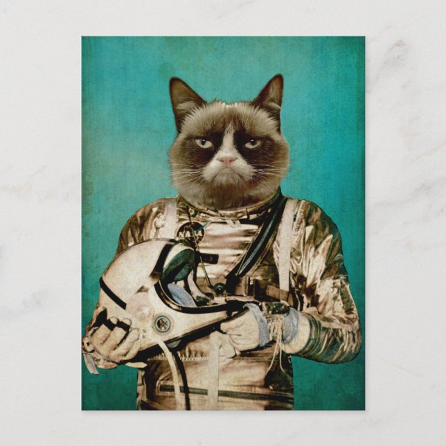 Carte Postale J'ai besoin d'espace (Devant)