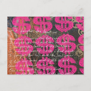 Carte Postale J'Ai Combattu La Loi