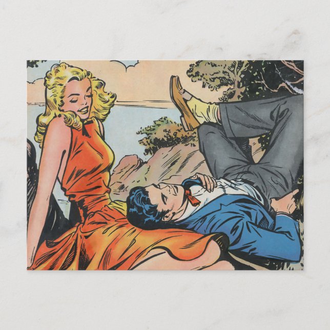 Carte Postale J'ai dirigé une vie difficile (Devant)