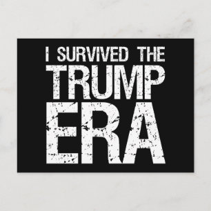 Carte Postale J'Ai Survécu À L'Époque Trump Des Élections Anti-T