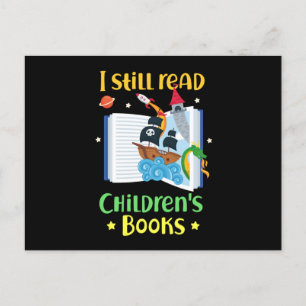Carte Postale J'Ai Toujours Lu Des Livres Pour Enfants