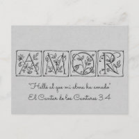 J'ai trouvé celui que mon âme aime~Écriture~Espagn