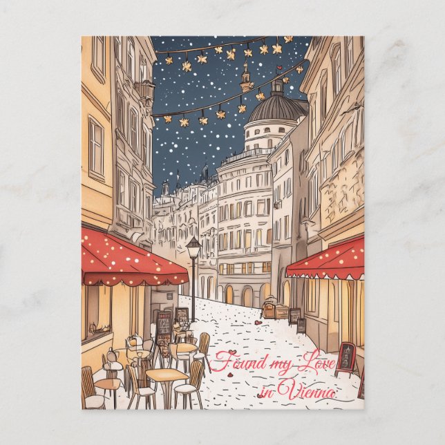 Carte Postale J'ai trouvé mon amour à Vienne Saint Valentin (Devant)