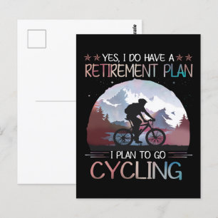Carte Postale J'Ai Un Régime De Retraite Que Je Prévois De Faire