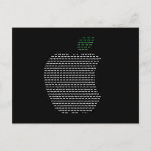 Carte Postale J'aime Apple Postcard
