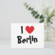 Carte Postale J'aime Berlin (Debout devant)