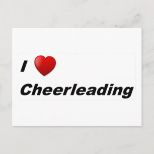 Carte Postale J'Aime Cheerleader