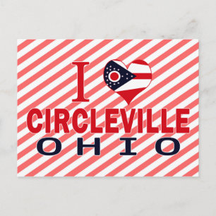 Carte Postale J'aime Circleville, Ohio