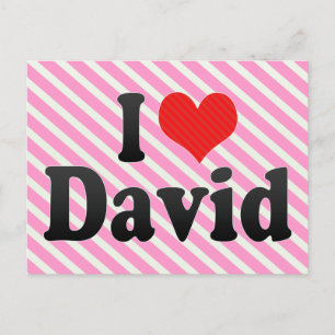 Carte Postale J'aime David