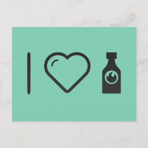 Carte Postale J'Aime La Sauce Chaude