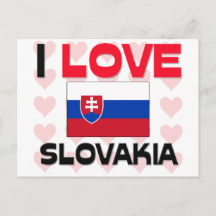 Carte Postale J'aime la Slovaquie