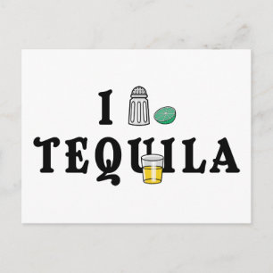 Carte Postale J'Aime La Tequila