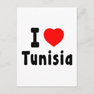 Carte Postale J'aime la Tunisie.