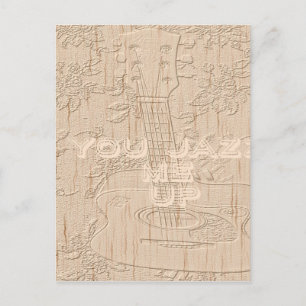 Carte Postale J'aime le bois brun Hakuna Matata