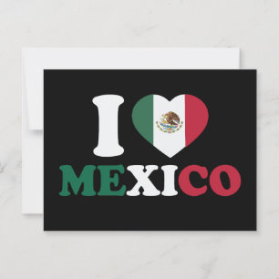 Carte Postale J'aime le Mexique
