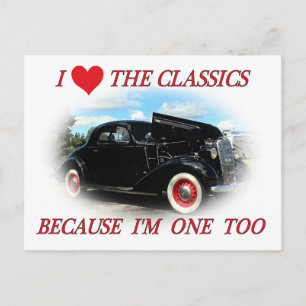 Carte Postale J'Aime Les Classiques 2
