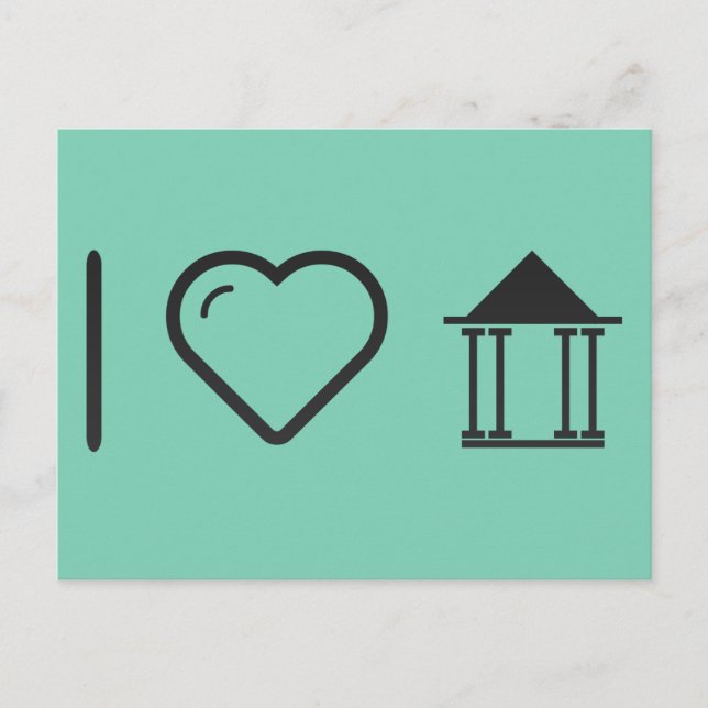 Carte Postale J'aime les Grecs (Devant)