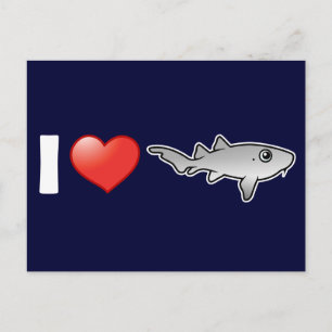 Carte Postale J'aime les requins infirmières