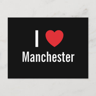Carte Postale J'aime Manchester