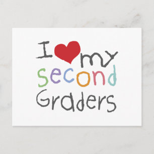 Carte Postale J'aime mes deuxième grands
