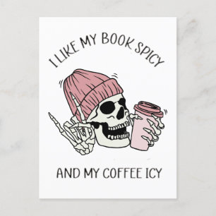 Carte Postale J'Aime Mes Livres Épicé, Drôle Livre