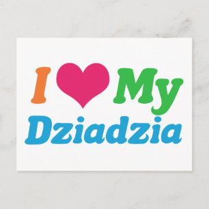 Carte Postale J'Aime Mon Dziadzia