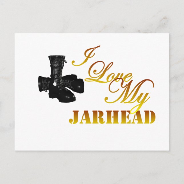 Carte Postale J'aime mon Jarhead 4 (Devant)