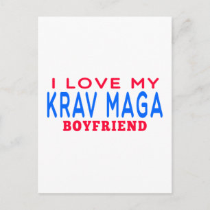 Carte Postale J'Aime Mon Krav Maga Boyfriend