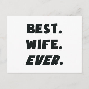 Carte Postale J'Aime Mon Monde La Meilleure Femme Jamais