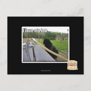 Carte Postale J'aime mon travail