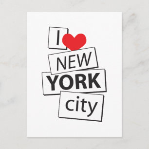 Carte Postale J'aime New York City