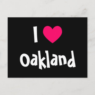 Carte Postale J'aime Oakland