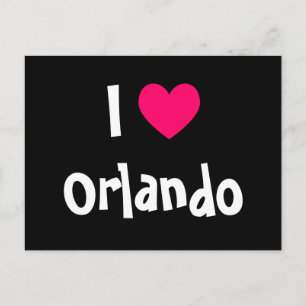 Carte Postale J'aime Orlando
