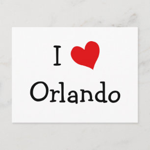 Carte Postale J'aime Orlando