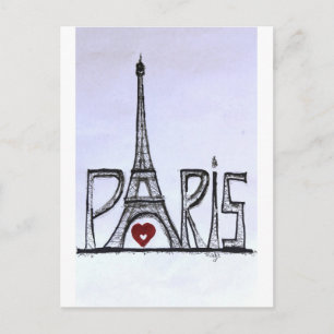 Carte Postale J'aime Paris