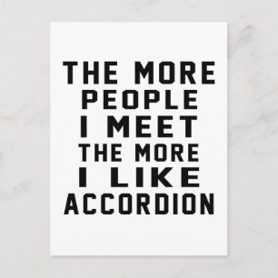 Carte Postale J'Aime Plus D'Accordiation