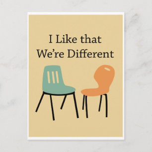 Carte Postale J'aime que notre relation de couple soit différent