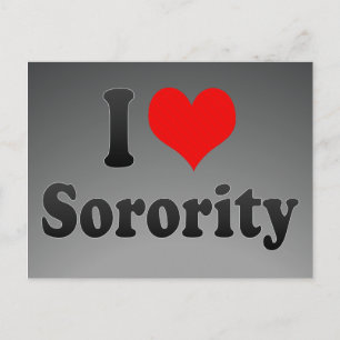 Carte Postale J'aime Sororité