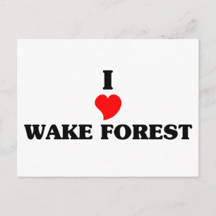 Carte Postale J'aime Wake Forest