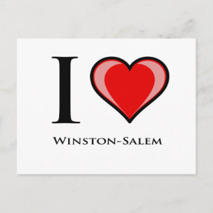 Carte Postale J'Aime Winston-Salem