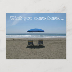 Carte Postale J'aimerais que vous soyez ici...