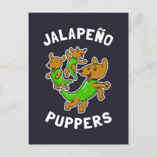 Carte Postale Jalapeño Puppers